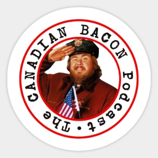 John Candy Canadian Bacon Podcast Sticker